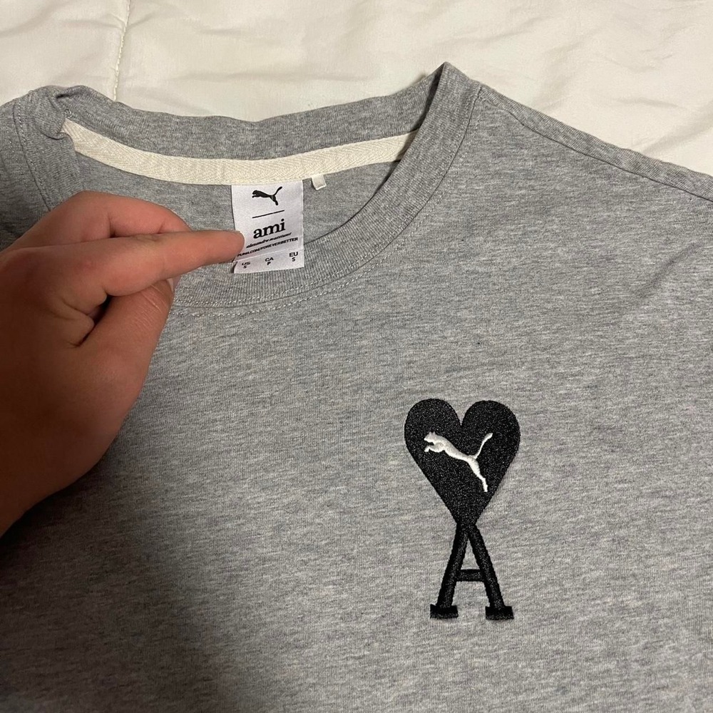 Puma X Ami Gray Tee S